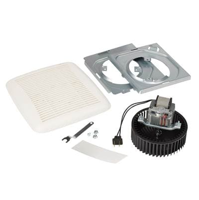 Broan Nutone 60 Cfm Quickit Bath Fan Replacement Motor and Grille/cover - White by Broan Nutone