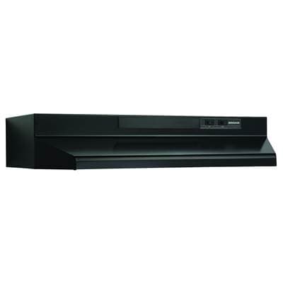 Broan Nutone 24N Convertible Under-cabinet, 230 Max Blower CFM - Black