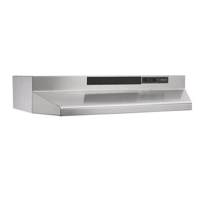 Broan Nutone 24N Convertible Under-cabinet, 230 Max Blower CFM - Stainless Steel