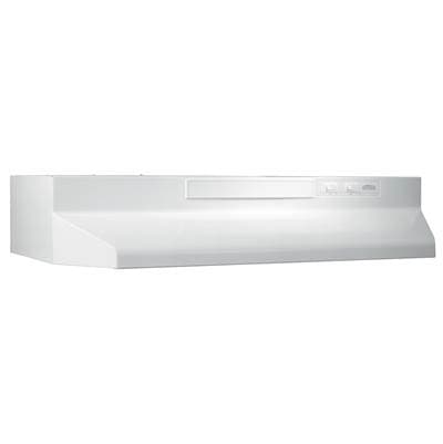 Broan Nutone 24N Convertible Under-cabinet, 230 Max Blower CFM - White