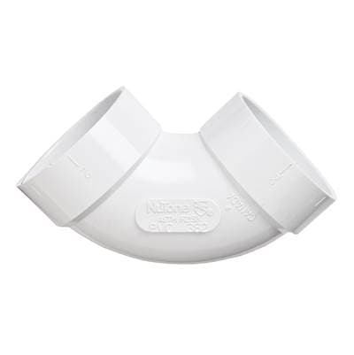 Broan Nutone Nutone 90 Degree Sweep Elbow Fitting - White
