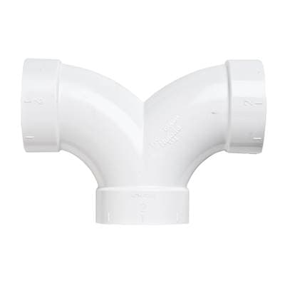 Broan Nutone Nutone 3-Way Elbow Fitting - White