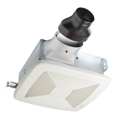Broan Nutone Loprofile 80 CFM Ventilation Fan, 1.0 Sones; Energy STAR Certified - White by Broan Nutone