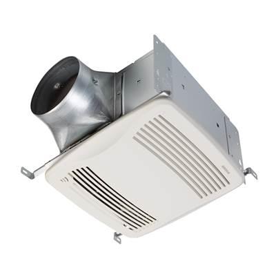 Broan QTDCE Series 110-150 CFM Humidity Sensing Bathroom Exhaust Fan, ENERGY STAR - White by Broan Nutone