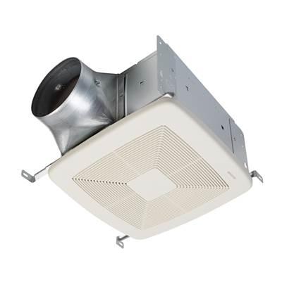 QT DC Series 110-130-150 Selectable CFM Ventilation fan, <0.3-0.4-0.7 Sones, ENERGY STAR Certified - White