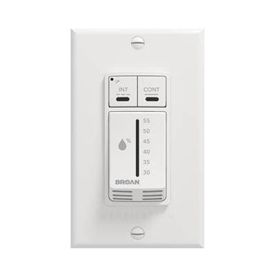 Broan Nutone Main Wall Control, Dehumidistat - White by Broan Nutone