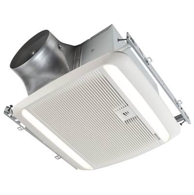 ULTRA GREEN ZB Series 110 CFM Multi-Speed Ceiling Bathroom Exhaust Fan with LED Light and Humidity Sensing, ENERGY STAR* - White