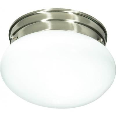 1 Light 8'' Mushroom Flush by Nuvo