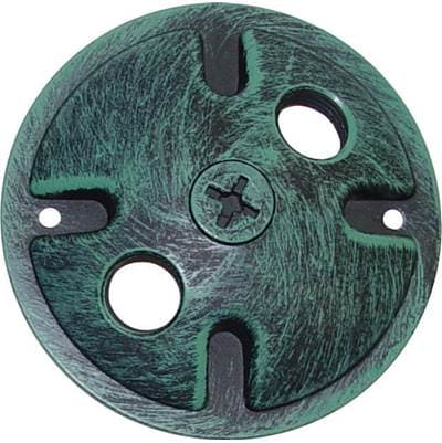 Nuvo 2 Lt Die Cast Mounting Plate - Antique Verdigris by Nuvo