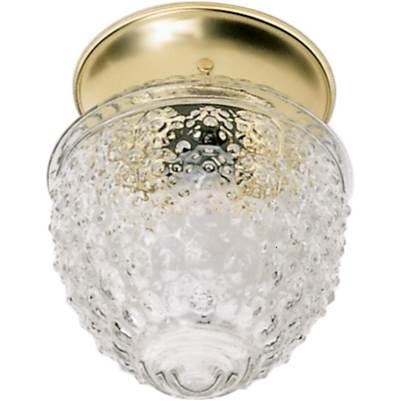 1 Light 6'' Ceiling Fixture - Polished Brass