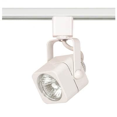 Nuvo 1 Light Track Head Square MR16 - White by Nuvo