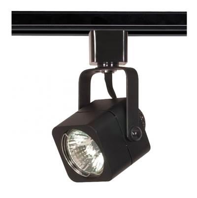 1 Light Track Head MR16 Square Black by Nuvo