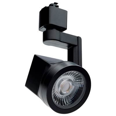 Nuvo Lantern; 12 Watt LED Track Head; 36 Degree Beam Spread; 3000K; Black Finish
