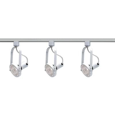 Nuvo White Par30 Gimbal Ring Track