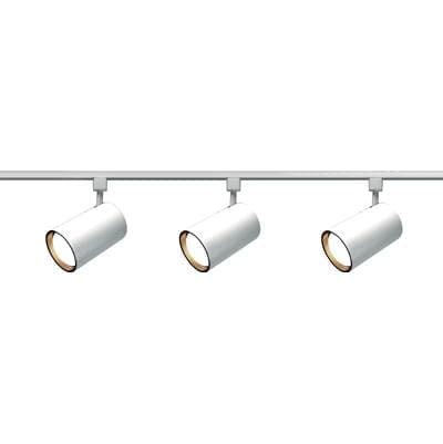 Nuvo White R30 Straight Cylinder Track Kit by Nuvo