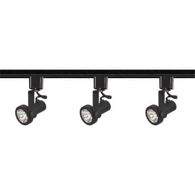 Nuvo 3 Light Track Kit Gimbal Ring MR16 - Black