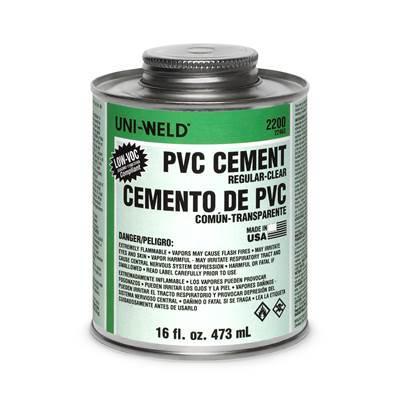 Clear Regular Body Pvc Cement Pt by Oatey