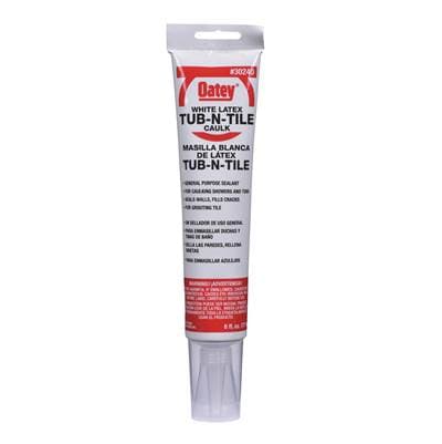 Oatey 6 Oz Tub and Tile Caulk 24 Per