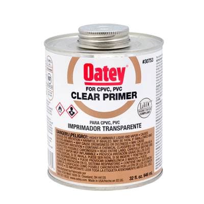 Oatey 32 Oz Clear Primer - Nsf Listed by Oatey