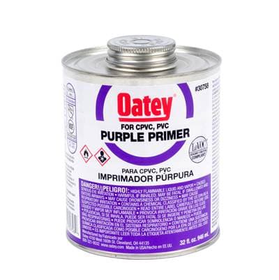 Oatey 32 Oz Purple Primer - Nsf Listed by Oatey