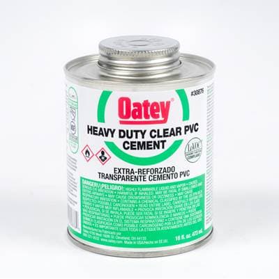 Oatey 16 Oz Pvc Heavy Duty Clear Cement