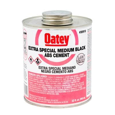 Oatey 32 Oz Abs Extra Special Black Cement