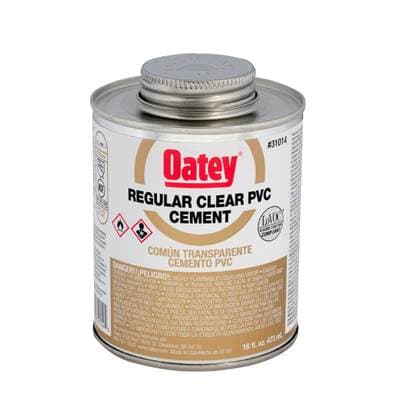 Oatey 16 Oz Pvc Regular Clear Cement by Oatey