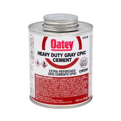Oatey 16 Oz Cpvc Heavy Duty Gray Cement by Oatey