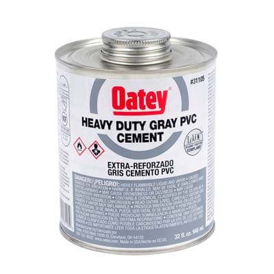 Oatey 32 Oz Pvc Heavy Duty Gray Cement by Oatey