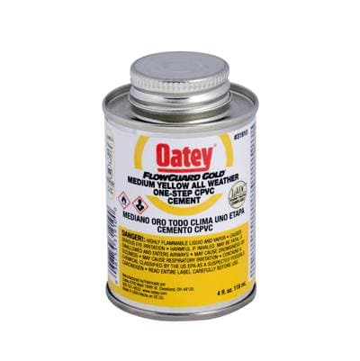 Oatey 4 Oz Cpvc Flowguard Gold 1-Step Yellow