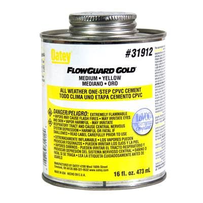 Oatey 16 Oz Cpvc Flowguard Gold 1-Step Yellow by Oatey