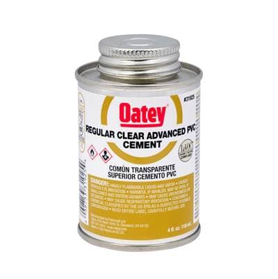 Oatey 4 Oz Pvc Cement Regular Clear Advanced by Oatey