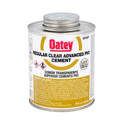 Oatey 16 Oz Pvc Cement Regular Clear Advanced by Oatey