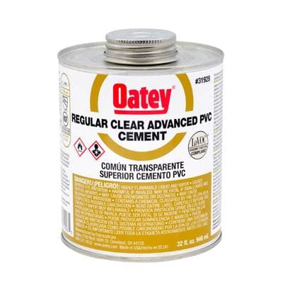 Oatey 32 Oz Pvc Cement Regular Clear Advanced