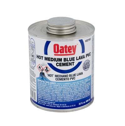 Oatey 32 Oz Blue Lava Pvc Cement