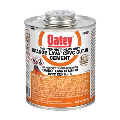 Oatey 32 Oz Cpvc Heavy Duty Orange Lava