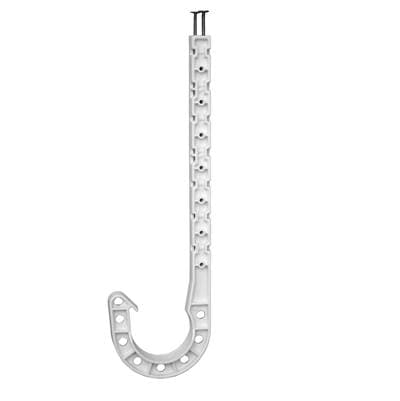 Oatey 1 1/2 X 7 In. Dwv J-hook White Bulk 25 Polybag