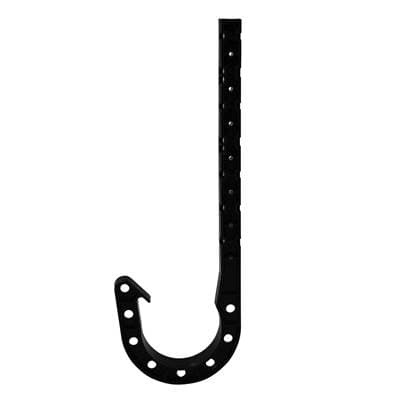 Oatey 2 X 7 In. Dwv J-hook Black Bulk 25 Polybag