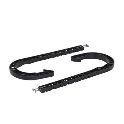 Oatey 3 X 7 In. Dwv J-hook Black Bulk 25 Polybag