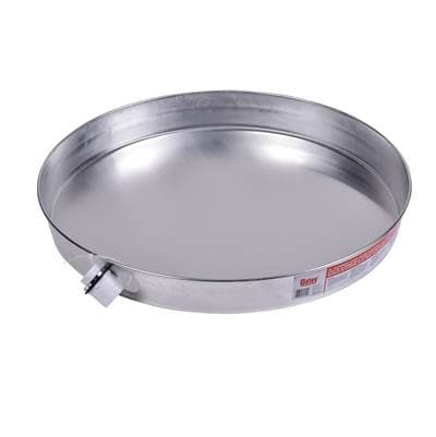 Oatey 20 In. Aluminum Water Heater Pan W/1 In. Adapter by Oatey