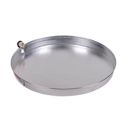 Oatey 28 In. Aluminum Water Heater Pan W/1 In. Cpvc Adapter