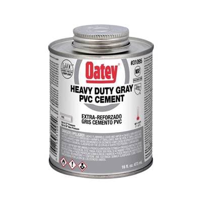 Oatey Gal Pvc Cement Heavy Duty Gray-wide Mouth by Oatey