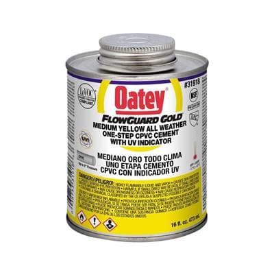 Oatey 8 Oz Flowguard Gold W/uv Detec