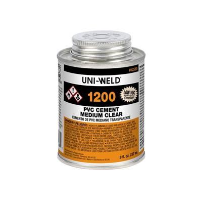 Clear Pvc Medium Body Cement 1/2 Pt by Oatey