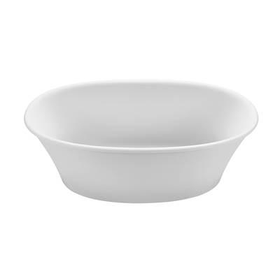 Acquabella Charlotte Mineral Composite Freestanding Air Bath - Gloss White (57.75x32) by Acquabella