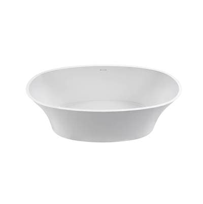 Acquabella Adeline Mineral Composite Freestanding Air Bath - Matte Black (64x31) by Acquabella