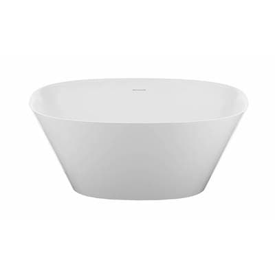 Acquabella Islita Mineral Composite Air Bath - Matte Black (66.75x32.75) by Acquabella