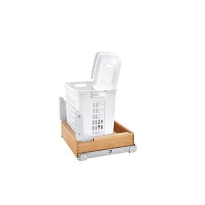 Rev-a-shelf Wood Vanity Bottom Mount Hamper W/soft Close - Natural Maple