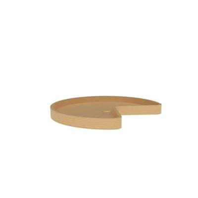 Rev-a-shelf Wood Kidney Lazy Susans Shelf for Corner Base Cabinets - Natural Maple