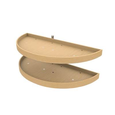 Rev-a-shelf Wood 2-Shelf Blind Corner Pull Out Organizers - Natural Maple by Rev-A-Shelf